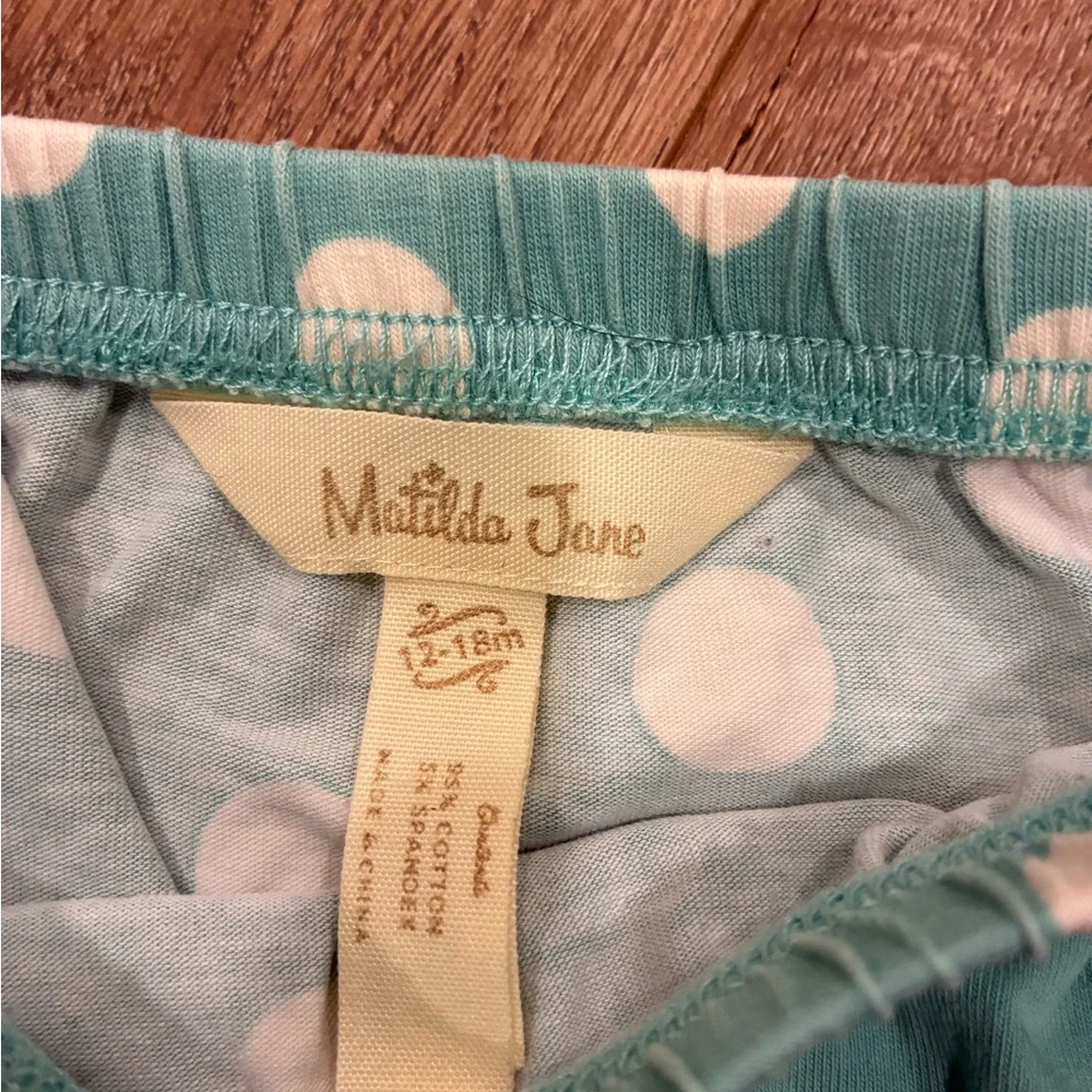Matilda Jane One Upon A Time Little Missy Blue Bloomers Diaper Cover 12-18m